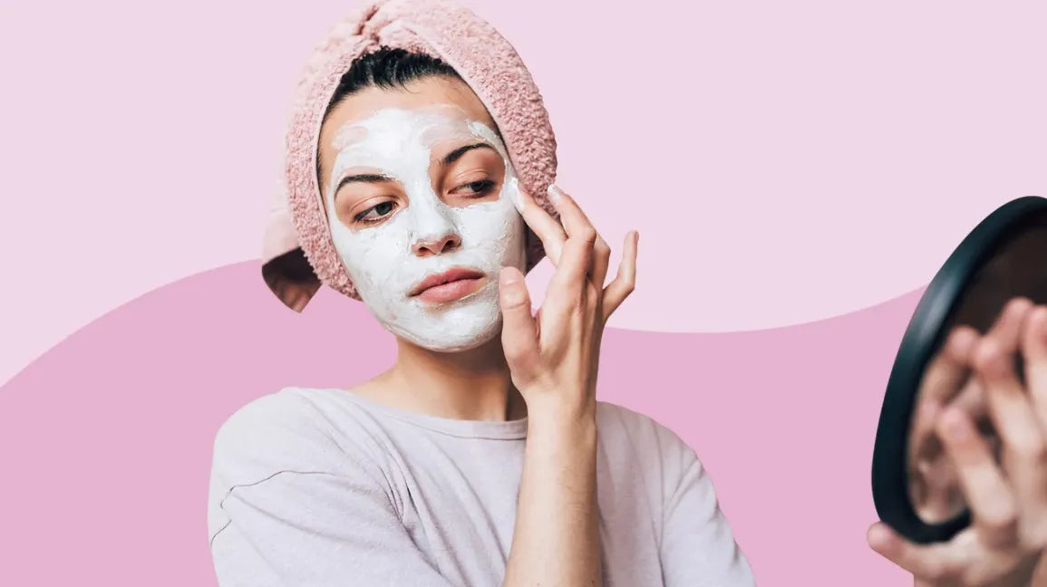 Women's basic skincare routine