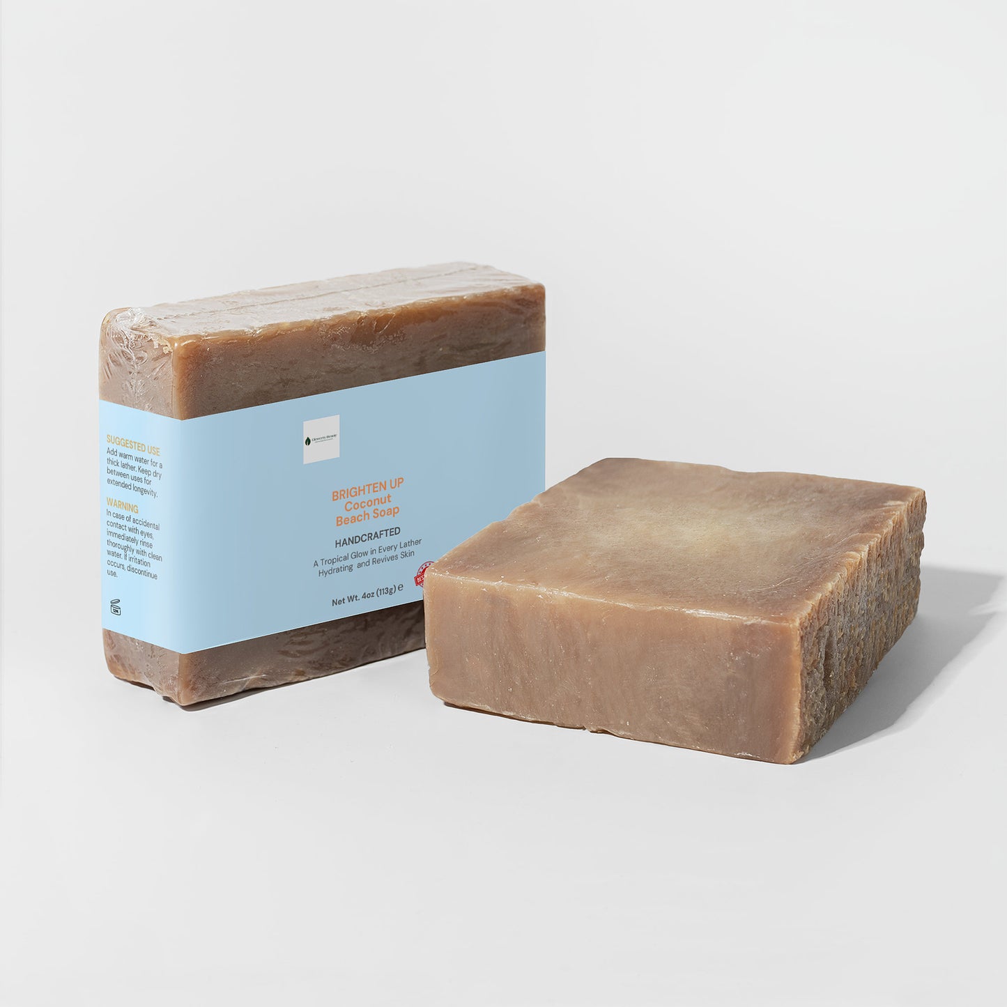 BRIGHTEN UP Coconut Beach Soap