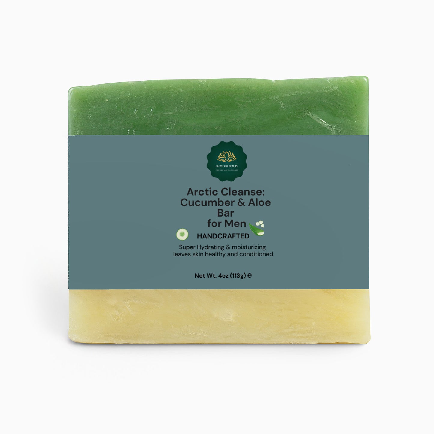 Arctic Cleanse: Cucumber & Aloe Bar for Men